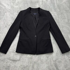 Madewell Blazer Modern Collarless Black Size 6